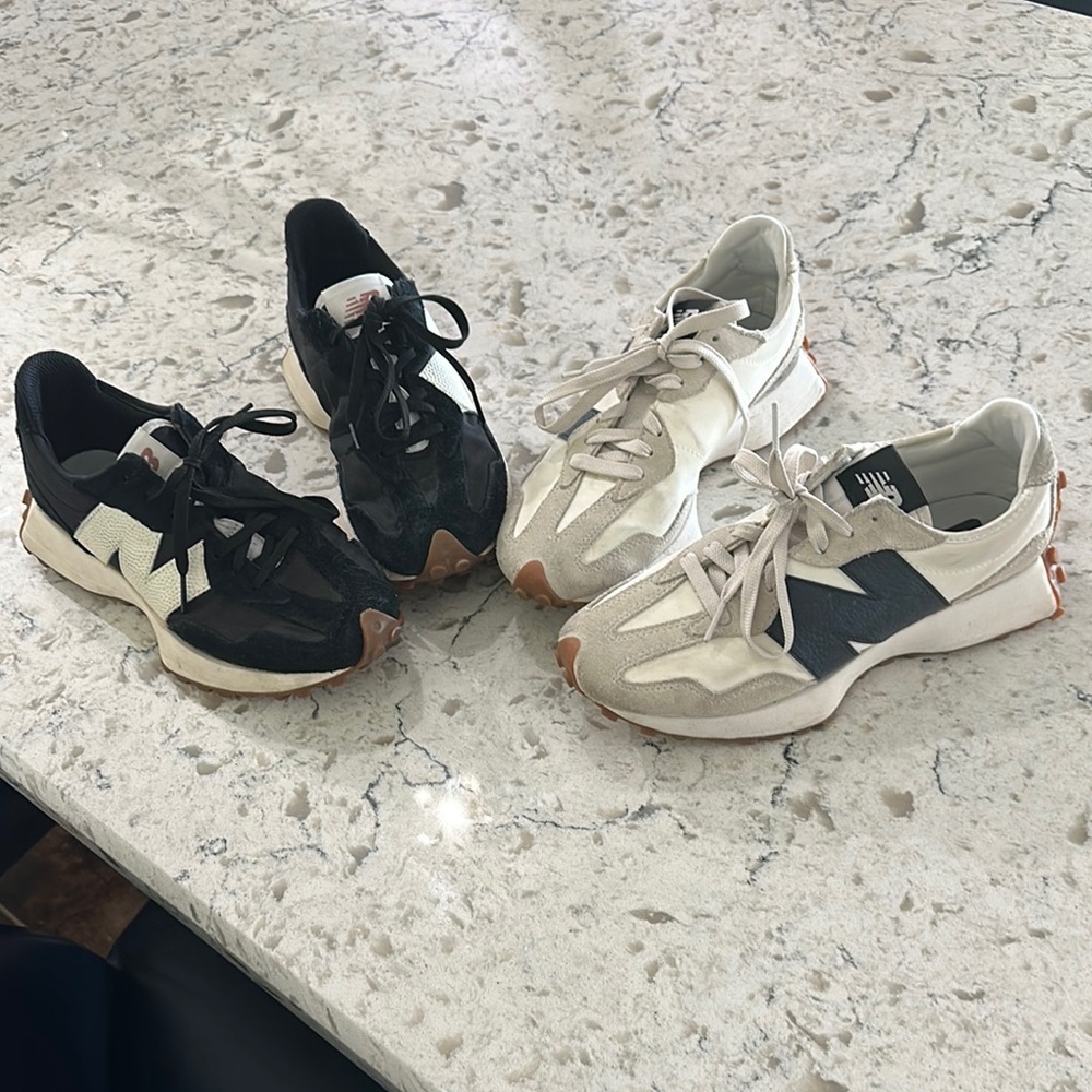 Stylish Black and White Sneakers